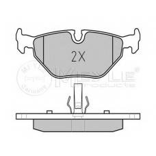 025 219 3417/PD MEYLE Комплект тормозных колодок, дисковый тормоз