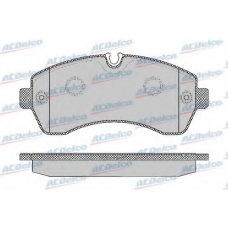 AC871181D AC Delco Комплект тормозных колодок, дисковый тормоз