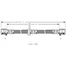 PHA172 TRW Тормозной шланг