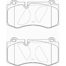 FD7347A NECTO Комплект тормозных колодок, дисковый тормоз