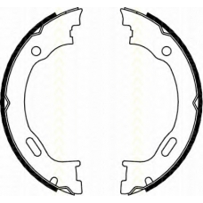 8100 23028 TRISCAN Комплект тормозных колодок, стояночная тормозная с