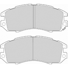 FD6664A NECTO Комплект тормозных колодок, дисковый тормоз