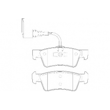 WBP24368A WAGNER LOCKHEED Комплект тормозных колодок, дисковый тормоз