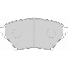 FD7072A NECTO Комплект тормозных колодок, дисковый тормоз