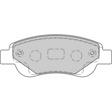 DBP341790 DURON Комплект тормозных колодок, дисковый тормоз