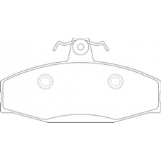 PN-0134 JNBK Колодки тормозные