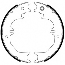 S968 SIMER Комплект тормозных колодок