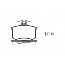 0135.10 QUINTON HAZELL Комплект тормозных колодок, дисковый тормоз
