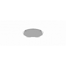 825 SIMER Комплект тормозных колодок, дисковый тормоз