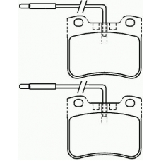 MDB1483 MINTEX Комплект тормозных колодок, дисковый тормоз