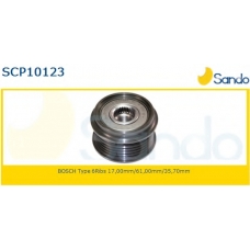 SCP10123 SANDO Ременный шкив, генератор