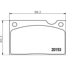 8DB 355 018-391 HELLA PAGID Комплект тормозных колодок, дисковый тормоз