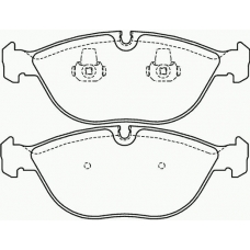 MDB1746 MINTEX Комплект тормозных колодок, дисковый тормоз