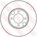 DF1878 TRW Тормозной диск