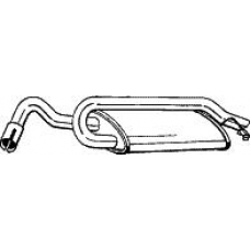154-939 BOSAL Глушитель выхлопных газов конечный