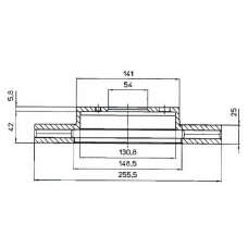 BSF4418 QUINTON HAZELL Тормозной диск