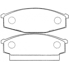 PN-2078 JNBK Колодки тормозные