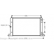 VW2134 Prasco Радиатор, охлаждение двигателя