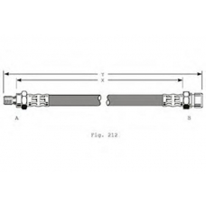 PHB124 TRW Тормозной шланг