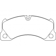 MDB2987 MINTEX Комплект тормозных колодок, дисковый тормоз