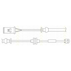 8115 24019 TRISCAN Сигнализатор, износ тормозных колодок