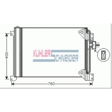 4120021 KUHLER SCHNEIDER Конденсатор, кондиционер