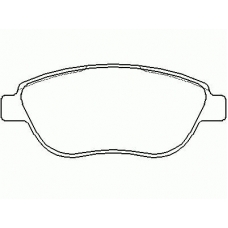 MDB2663 MINTEX Комплект тормозных колодок, дисковый тормоз