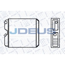 220M04 JDEUS Теплообменник, отопление салона