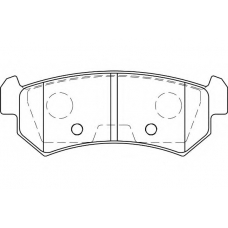 WBP24071A WAGNER LOCKHEED Комплект тормозных колодок, дисковый тормоз