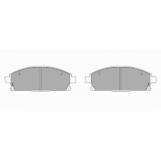 821 SIMER Комплект тормозных колодок, дисковый тормоз