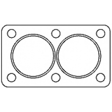 83 14 1609 HJS Прокладка, труба выхлопного газа