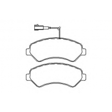 13046048102-SET-MS MASTER-SPORT Комплект тормозных колодок, дисковый тормоз