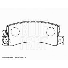 ADT34228 BLUE PRINT Комплект тормозных колодок, дисковый тормоз