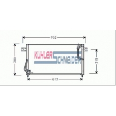 0522001 KUHLER SCHNEIDER Конденсатор, кондиционер