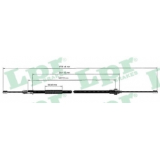 C0612B LPR Трос, стояночная тормозная система