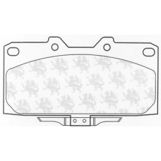 BP1054 QH Benelux Комплект тормозных колодок, дисковый тормоз