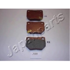 PP-129AF JAPANPARTS Комплект тормозных колодок, дисковый тормоз