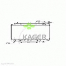 31-0270 KAGER Радиатор, охлаждение двигателя