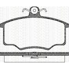8110 29945 TRISCAN Комплект тормозных колодок, дисковый тормоз