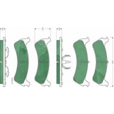 GDB4123 TRW Комплект тормозных колодок, дисковый тормоз
