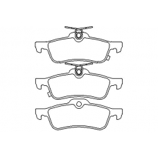 MDB2914 MINTEX Комплект тормозных колодок, дисковый тормоз