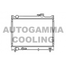 104161 AUTOGAMMA Радиатор, охлаждение двигателя