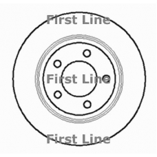 FBD1168 FIRST LINE Тормозной диск