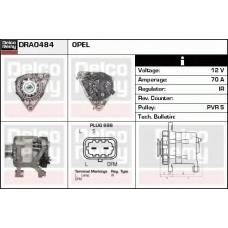 DRA0484 DELCO REMY Генератор