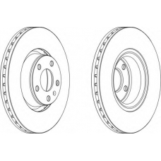 DDF1277C FERODO Тормозной диск
