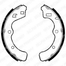 LS1316 DELPHI Комплект тормозных колодок