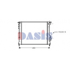 180830N AKS DASIS Радиатор, охлаждение двигателя