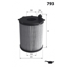 ELH4446 MECAFILTER Масляный фильтр