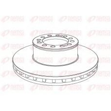NCA1046.20 REMSA Тормозной диск