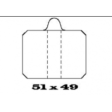 BL1099A1 FTE Комплект тормозных колодок, дисковый тормоз
